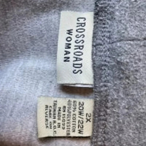 Crossroads Color Block Casual Grannycore Sweater Cardigan Womens 2X (20W/22W) - Picture 3 of 5